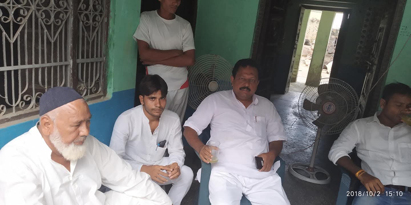 Saleem Madavoor on a house visit